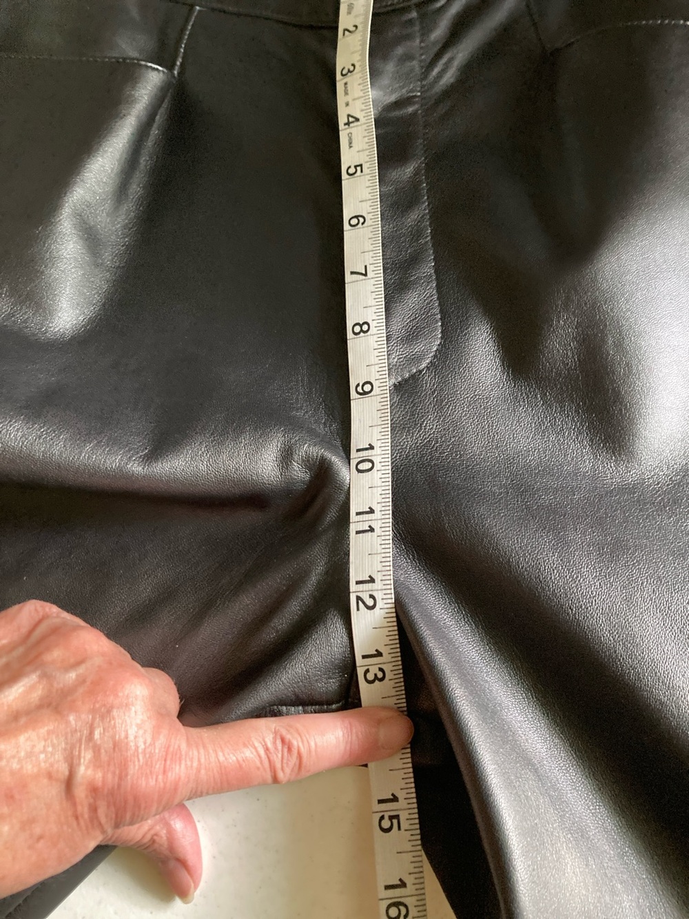 SNY Black Straight-Leg 100% Leather Pants - Picture 9 of 9